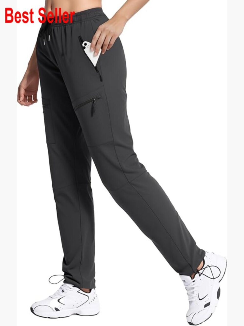 Quick Dry Water Resistant Lightweight Cargo Hiking Pants with 5 Pockets